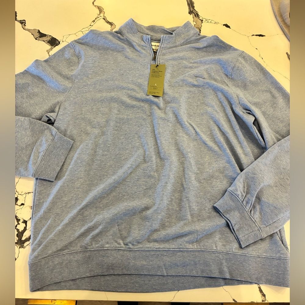 Goodfellow & Co Light Blue Zip-Up Sweater